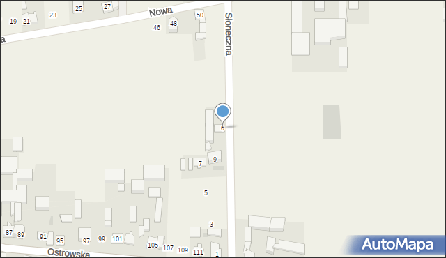 Chwaliszew, Słoneczna, 6, mapa Chwaliszew