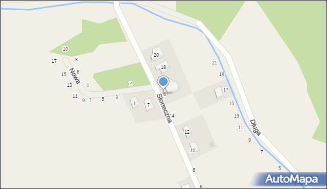 Chwałowice, Słoneczna, 16, mapa Chwałowice