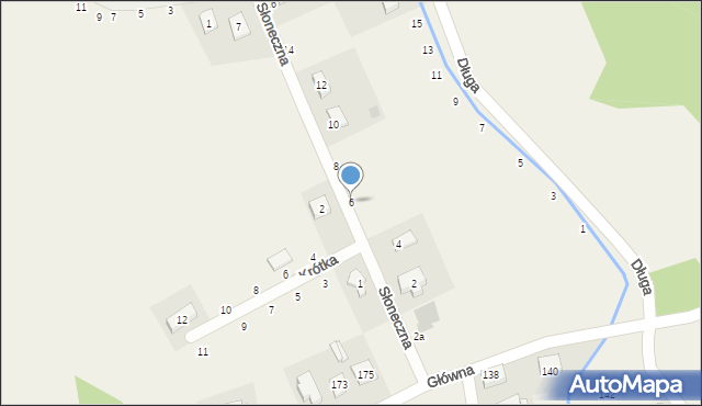 Chwałowice, Słoneczna, 6, mapa Chwałowice