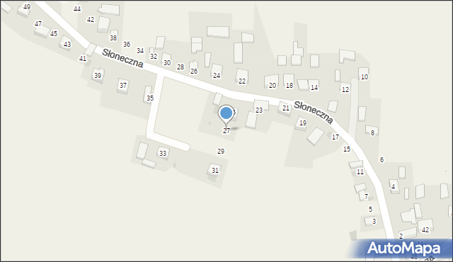 Cianowice, Słoneczna, 27, mapa Cianowice