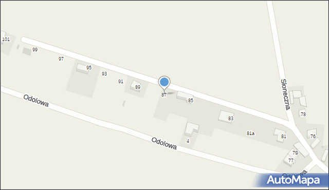 Cianowice, Słoneczna, 87, mapa Cianowice