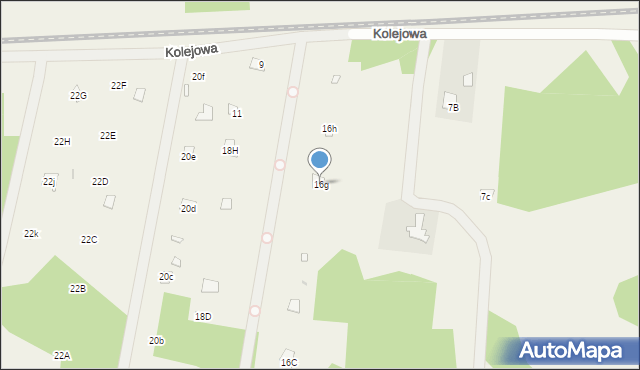 Cieksyn, Słoneczna, 16g, mapa Cieksyn