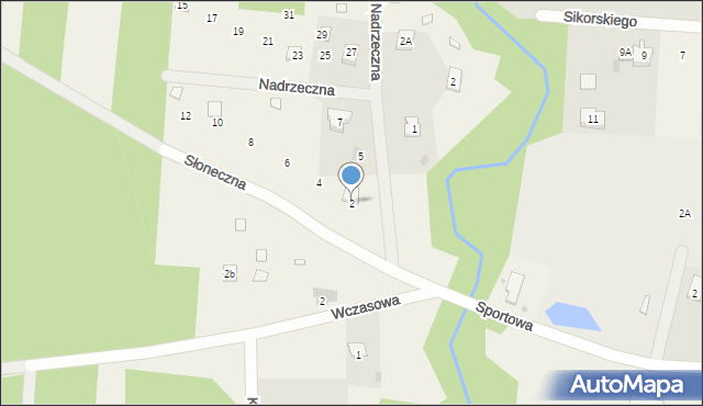 Cieksyn, Słoneczna, 2, mapa Cieksyn