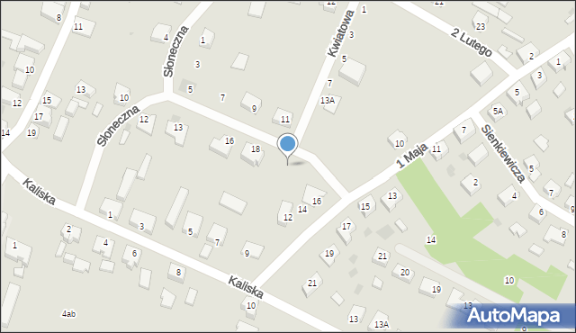 Cybinka, Słoneczna, 20, mapa Cybinka
