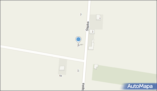 Cynków, Śląska, 2k, mapa Cynków