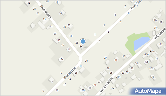 Czajowice, Słoneczna, 24, mapa Czajowice