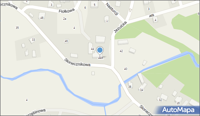 Czapielsk, Słonecznikowa, 44A, mapa Czapielsk