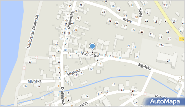 Czaplinek, Słoneczna, 7, mapa Czaplinek