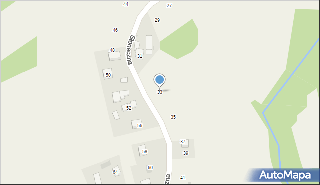 Czechówka, Słoneczna, 33, mapa Czechówka