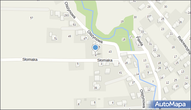 Czułówek, Słomaka Jana, 4, mapa Czułówek