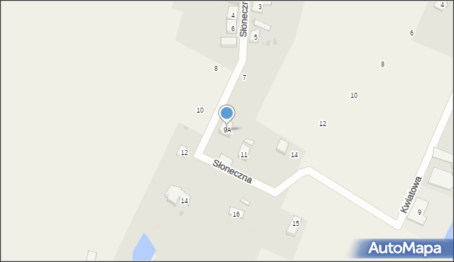 Daleszewo, Słoneczna, 9A, mapa Daleszewo