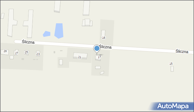 Długie Pole, Śliczna, 19, mapa Długie Pole