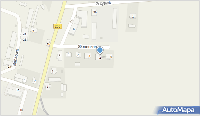 Dobre, Słoneczna, 4, mapa Dobre