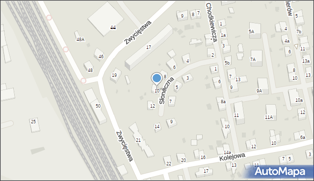 Dobre Miasto, Słoneczna, 10, mapa Dobre Miasto