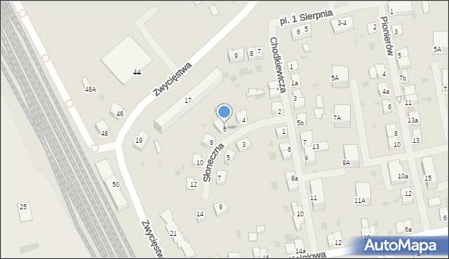 Dobre Miasto, Słoneczna, 6, mapa Dobre Miasto