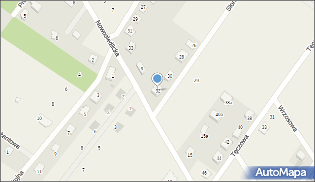 Dobroszyce, Słoneczna, 32, mapa Dobroszyce