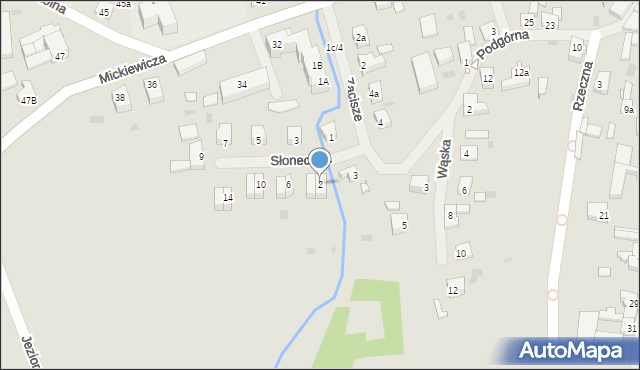 Dobrzany, Słoneczna, 2, mapa Dobrzany