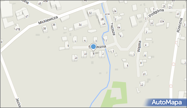 Dobrzany, Słoneczna, 6, mapa Dobrzany