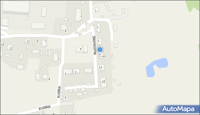 Dubeczno, Słoneczna, 9, mapa Dubeczno