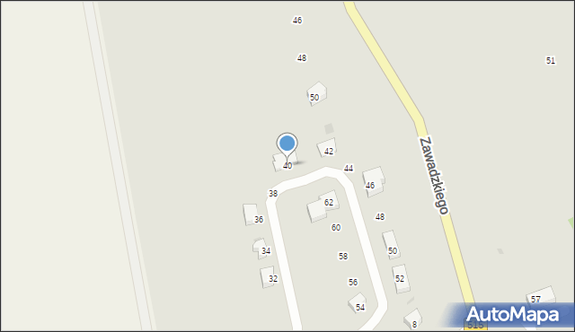 Dzierzgoń, Słoneczna, 40, mapa Dzierzgoń