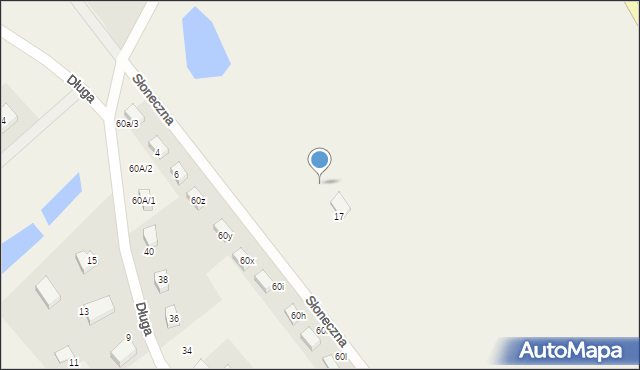 Egiertowo, Słoneczna, 15, mapa Egiertowo