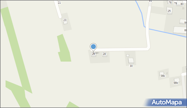 Gdów, Słoneczna, 26, mapa Gdów