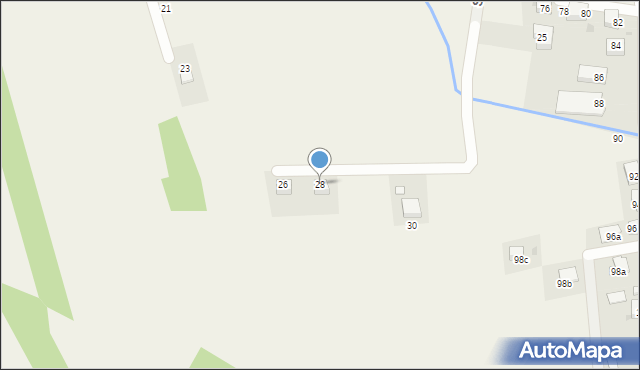 Gdów, Słoneczna, 28, mapa Gdów
