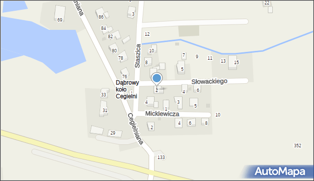 Gdów, Słowackiego Juliusza, 2, mapa Gdów