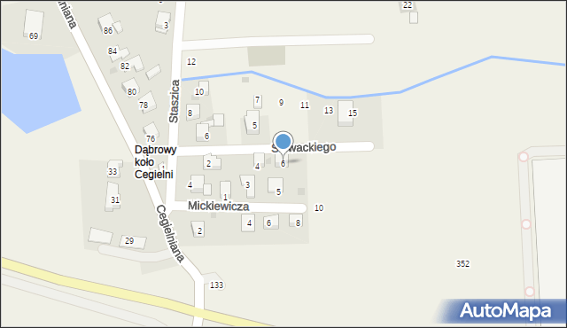 Gdów, Słowackiego Juliusza, 6, mapa Gdów