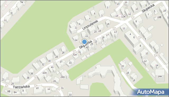 Gdynia, Słupecka, 29, mapa Gdyni