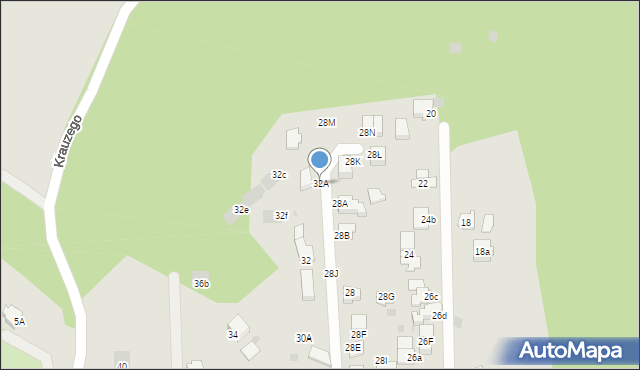 Gdynia, Śliska, 32A, mapa Gdyni