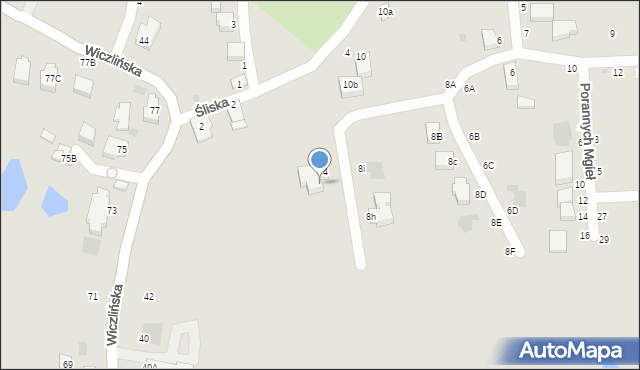 Gdynia, Śliska, 8m, mapa Gdyni