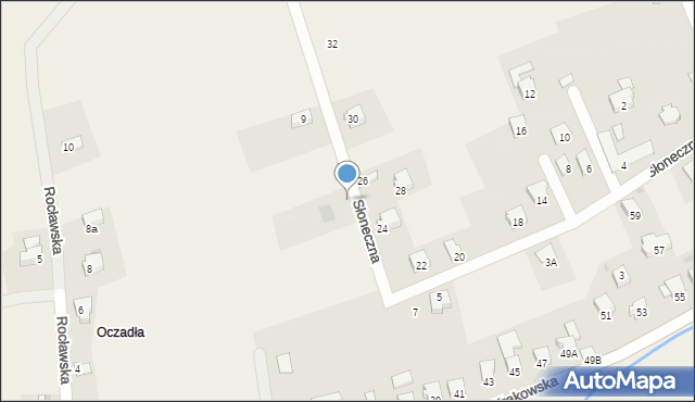 Gilowice, Słoneczna, 7c, mapa Gilowice