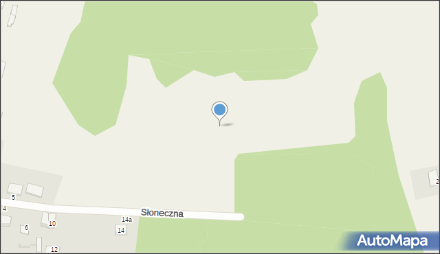 Glincz, Słoneczna, 25, mapa Glincz