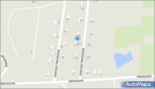 Golczewo, Słoneczna, 11b, mapa Golczewo