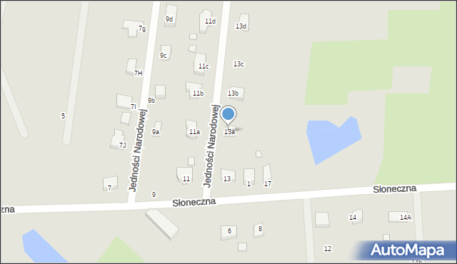 Golczewo, Słoneczna, 13a, mapa Golczewo