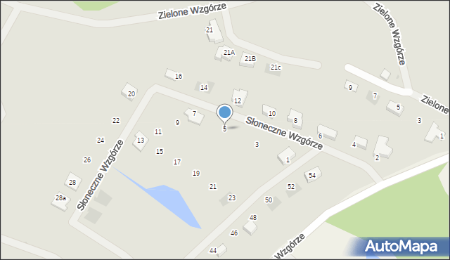 Goleniów, Słoneczne Wzgórze, 5, mapa Goleniów