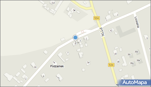 Golub-Dobrzyń, Słuchajska, 5, mapa Golub-Dobrzyń