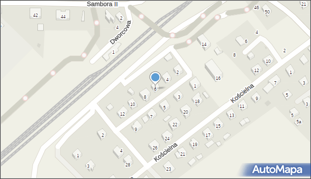 Gołubie, Słoneczna, 6, mapa Gołubie