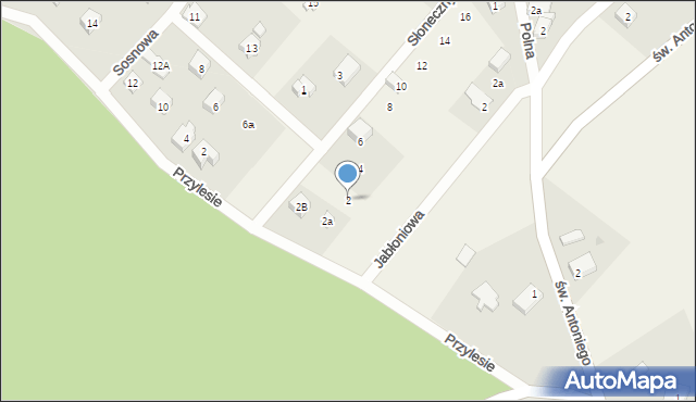 Gołubie, Słoneczny Stok, 2, mapa Gołubie