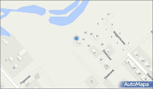 Góra, Śliwkowa, 43, mapa Góra