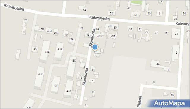 Góra Kalwaria, Słoneczna, 1, mapa Góra Kalwaria