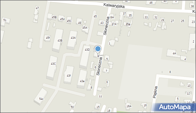 Góra Kalwaria, Słoneczna, 4, mapa Góra Kalwaria