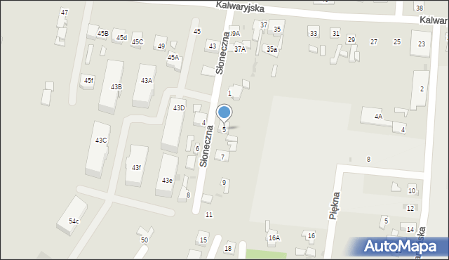 Góra Kalwaria, Słoneczna, 5, mapa Góra Kalwaria