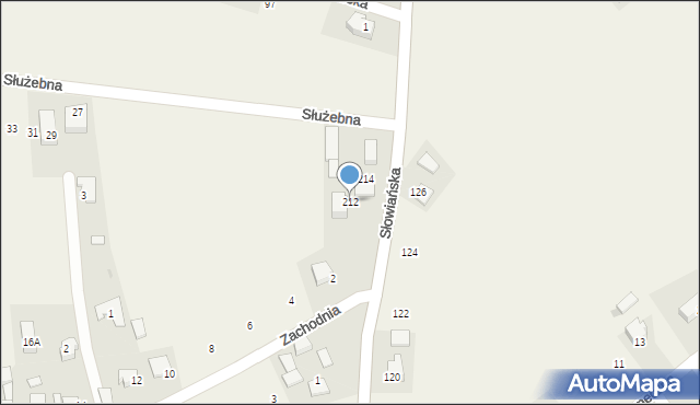 Górna Wieś, Słowiańska, 212, mapa Górna Wieś