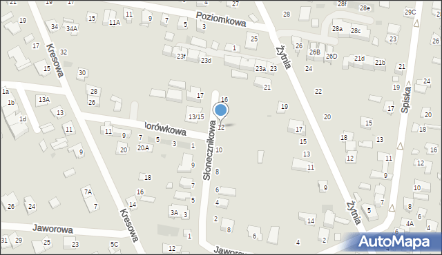 Grodzisk Mazowiecki, Słonecznikowa, 12, mapa Grodzisk Mazowiecki