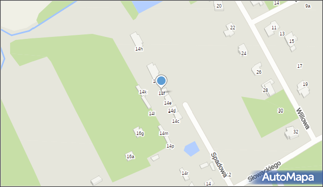Grodzisk Mazowiecki, Słowackiego Juliusza, 14f, mapa Grodzisk Mazowiecki