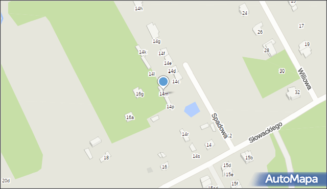 Grodzisk Mazowiecki, Słowackiego Juliusza, 14m, mapa Grodzisk Mazowiecki