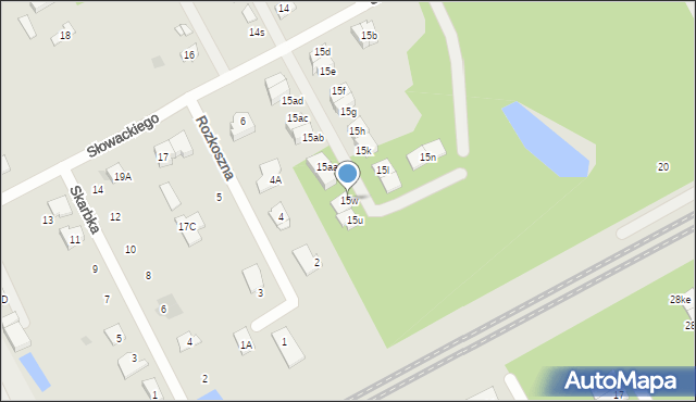 Grodzisk Mazowiecki, Słowackiego Juliusza, 15w, mapa Grodzisk Mazowiecki