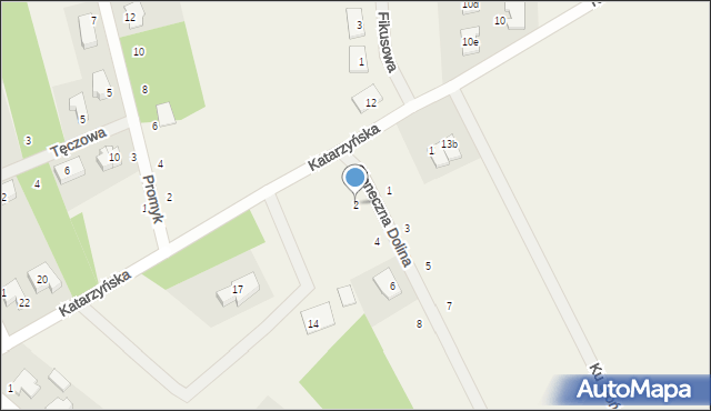 Gruszczyn, Słoneczna Dolina, 2, mapa Gruszczyn